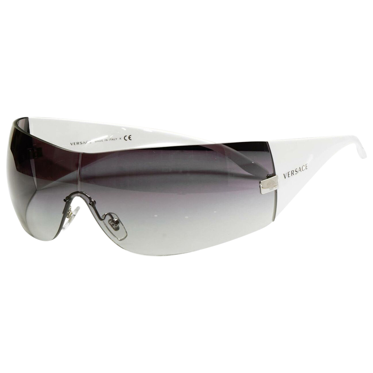 Sunglasses Versace White in Plastic 